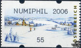 Österreich 2006 Automatenmarke ** - € 0,55 - Winterlandschaft: Numiphil 2006 -
