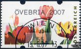 Österreich 2007 Automatenmarke o - € 0,55 - Tulpen: Övebria 2007 -
