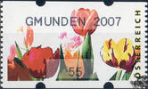 Österreich 2007 Automatenmarke ** - € 0,55 - Tulpen: Gmunden 2007 -