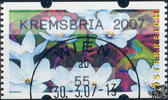 Österreich 2007 Automatenmarke o - € 0,55 - Leberblümchen: Kremsbria 2007 -