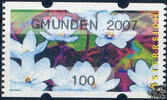 Österreich 2007 Automatenmarke ** - € 1,00 - Leberblümchen: Gmunden 2007 -
