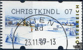 Österreich 2007 Automatenmarke o - € 0,55 - Winterlandschaft: Christkindl 07 -