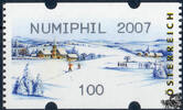 Österreich 2007 Automatenmarke ** - € 1,00 - Winterlandschaft: Numiphil 2007 -