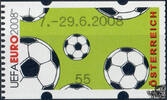 Österreich 2008 Automatenmarke ** - € 0,55 - Fußbälle: 7. - 7.-29.06.2008 -