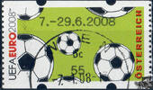 Österreich 2008 Automatenmarke o - € 0,55 - Fußbälle: 7. - 29.06.2008 -