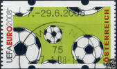 Österreich 2008 Automatenmarke o - € 0,75 - Fußbälle: 7. - 29.06.2008 -