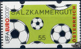 Österreich 2008 Automatenmarke ** - € 0,55 - Fußbälle: 7. - Salzkammergut -