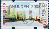 Österreich 2008 Automatenmarke ** - € 0,55 - Reichsbrücke Wien: GMUNDEN 2008 -
