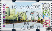 Österreich 2008 Automatenmarke o - € 0,55 - Reichsbrücke Wien: 18.-21.09.2008 -