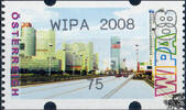 Österreich 2008 Automatenmarke ** - € 0,75 - Reichsbrücke Wien: WIPA 2008 -