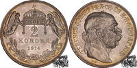 2 Kronen 2 Kronen 1914 KB - schöne Patina -