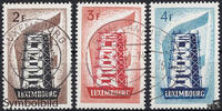   Luxemburg Luxemburg 1956 o - EUROPA, Stahlrohrgerüst 