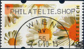 Österreich 2010 Automatenmarke o - € 0,55 - Margeriten: PHILATELIE.SHOP -