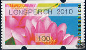 Österreich 2010 Automatenmarke ** - € 1,00 - Seerosen: LONSPERCH 2010 -