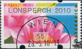 Österreich 2010 Automatenmarke o - € 0,55 - Seerosen: LONSPERCH 2010 -
