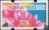 Österreich 2010 Automatenmarke ** - € 0,75 - Seerosen: HIBRIA 2010 -