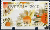 Österreich 2010 Automatenmarke ** - € 0,75 - Margeriten: ÖVEBRIA 2010 -