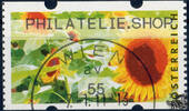 Österreich 2011 Automatenmarke o - € 0,55 - Sonnenblumen: PHILATELIE.SHOP -