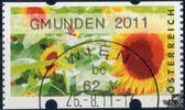 Österreich 2011 Automatenmarke o - € 0,62 - Sonnenblumen: GMUNDEN 2011 -