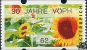 Österreich 2011 Automatenmarke ** - € 0,62 - Sonnenblumen: 90 JAHRE VÖPH -