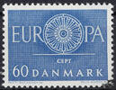 Dänemark Dänemark 1960 ** - EUROPA, Wagenrad -