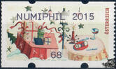 Österreich 2015 Automatenmarke ** - € 0,68 - Gabentisch: NUMIPHIL 2015 -