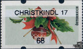 Österreich 2017 Automatenmarke ** - € 0,68 - Stechpalmenzweig mit Christbaumkugel: CHRISTKINDL 17 -
