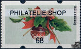 Österreich 2017 Automatenmarke ** - € 0,68 - Stechpalmenzweig mit Christbaumkugel: PHILATELIE.SHOP -