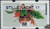Österreich 2017 Automatenmarke ** - € 0,68 - Stechpalmenzweig mit Christbaumkugel: STILLE NACHT 17 -