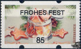 Österreich 2020 Automatenmarke ** - € 0,85 - Lebkuchen: FROHES FEST -