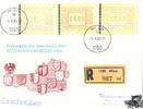 Österreich 1983 Automatenmarke FDC - S 3, 4 und 6 - Reko mit Ortsstempel -