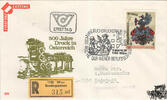 Österreich Österreich FDC 1982 - 4 S - 500 Jahre Druck in Österreich - Reko -