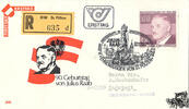 Österreich Österreich FDC 1981 - 6 S - 90. Geburtstag von Julius Raab - Reko -