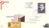 Österreich Österreich FDC 1981 - 4 S - 100. Geburtstag von Stefan Zweig - Reko -