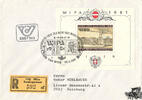 Österreich Österreich 1981 FDC, WIPA Block Nr.7 - SStp. 1150 Wien - Reko -