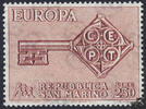 San Marino San Marino 1968 ** - EUROPA, Schlüssel -