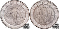 500 Lire 1977 San Marino 500 Lire 1977 - Elixier des Todes im Himmel PP