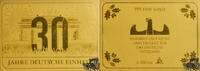 Österreich 1/500 Unze Goldbarren 30 J. Deutsche Einheit - 1/500 Unze - Barren -