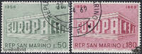 San Marino San Marino 1969 o - EUROPA, Tempelform -