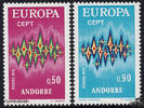 Andorra franz. 1972 ** - EUROPA, Sterne -