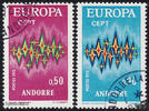 Andorra franz. 1972 o - EUROPA, Sterne -