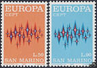 San Marino San Marino 1972 ** - EUROPA, Sterne -