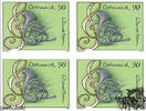 Österreich 2013 ** - 0,90 € Musikinstrumente - Wiener Horn - Buntdruck-Viererblock -