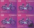 Österreich 2013 ** - 2,20 € HMW Z50 Bj. 1953 - Buntdruck-Viererblock -