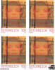 Österreich ** 2008 - 1,00 Euro Romy Schneider - Buntdruck-Viererblock -