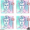 Österreich ** 2006 - 0,75 € Franz Beckenbauer - Buntdruck-Viererblock -