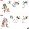 Österreich Österreich FDC 1975 - 12. Olympische Winterspiele Innsbruck - Satz (4 W.) - OTTStp. -