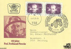 Österreich Österreich FDC 1975 - 1,50 S - 100. Geburtstag von Ferdinand Porsche - E.-K. mit 2 Stempel -