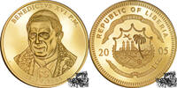 5 Dollar 5 Dollar 2000 - Papst Benedictus XVI P.M. -
