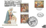 Österreich FDC 2000 - 7 S Weihnachten 2000 - E.-K. Aland, SStp. 4411 Christkindl, SStp. 6713 Ludesch -